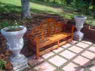 Outdoor garden furniture - Lutyens Bench